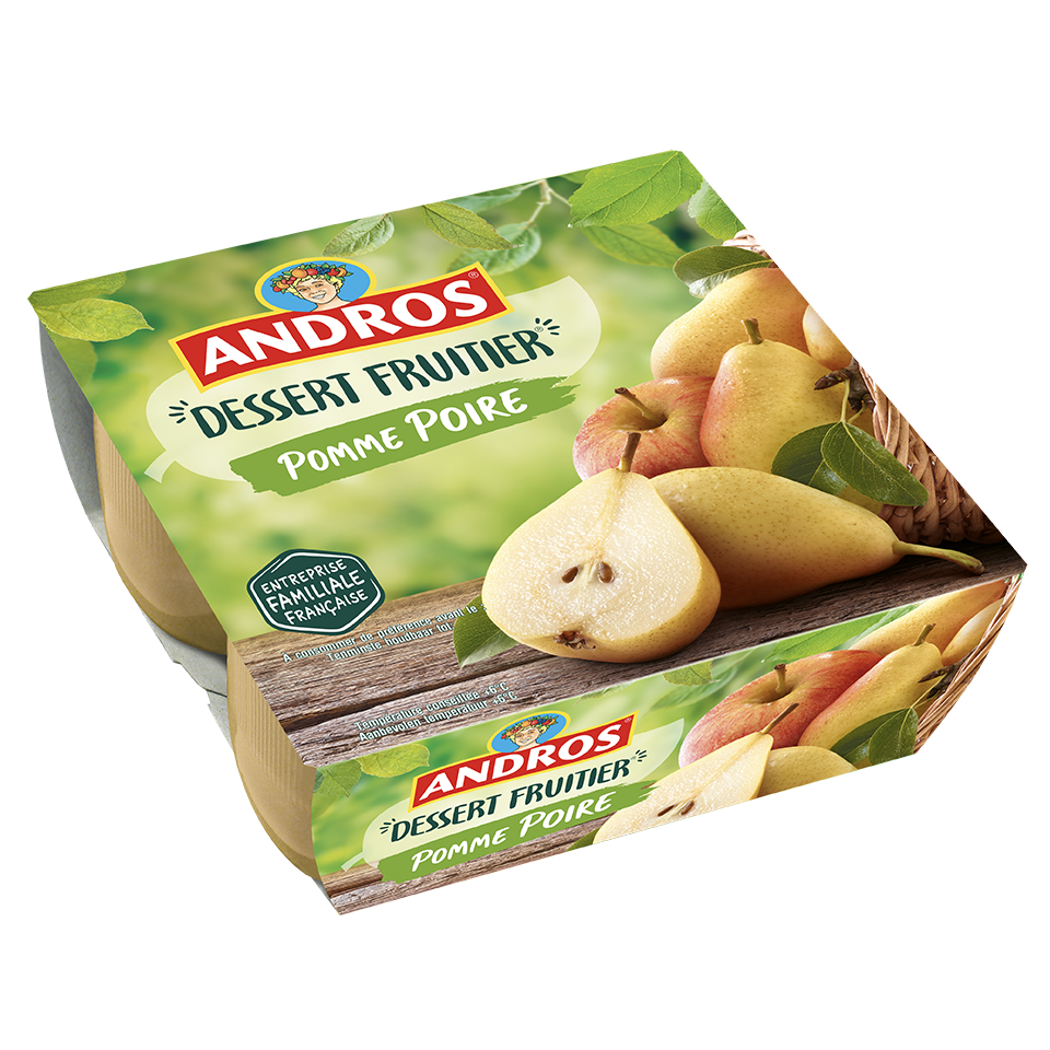 ANDROS COMPOTE POMME NATURE S/S/ 90GX4U.