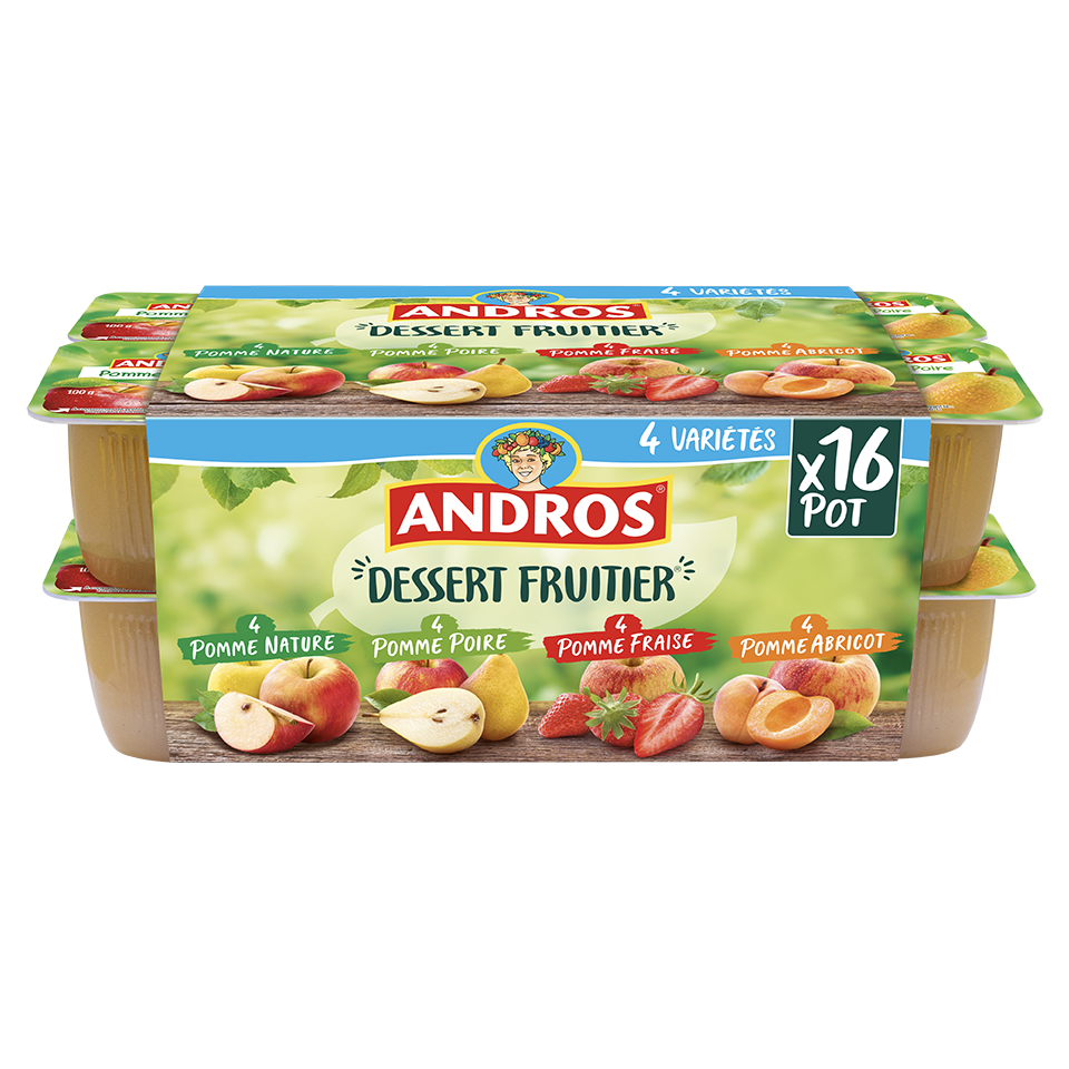 Dessert fruitier Pomme Poire – Andros