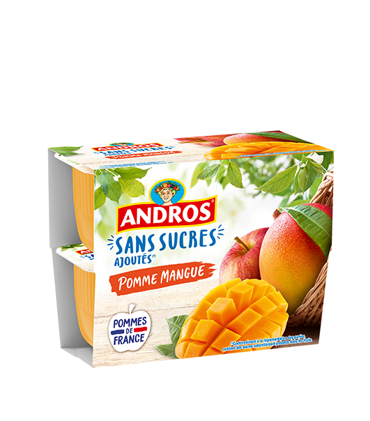 P'tit Onctueux Mangue Ananas Sans Sucres Ajoutés* (4x90g)